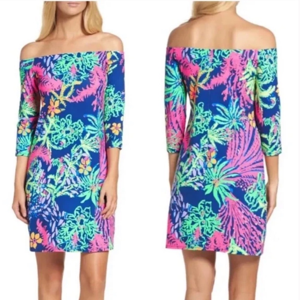 Lilly Pulitzer Laurana Off-The-Shoulder All A Glow